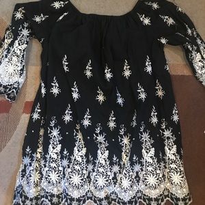 Off the shoulder dress
